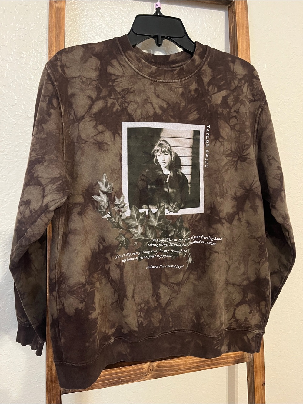 Taylor Swift Evermore album crewneck pullover